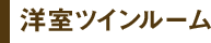 洋室ツインルーム